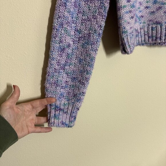 LoveShackFancy Koru Fringe Pullover Sweater Womens Sz M Wool Alpaca Cottagecore - Picture 8 of 13